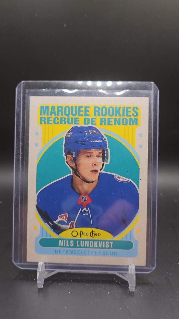 Nils Lundkvist #616 2021-22 OPeeChee Marquee Rookies Retro Update