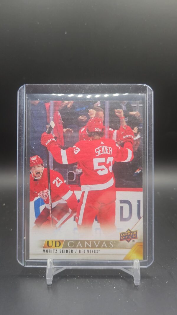 2022-23 Upper Deck Series 1 UD Canvas MORITZ SEIDER #C32 Detroit