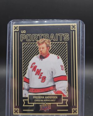 2022-23 UD Portraits Frederik Andersen #P-1 NHL card
