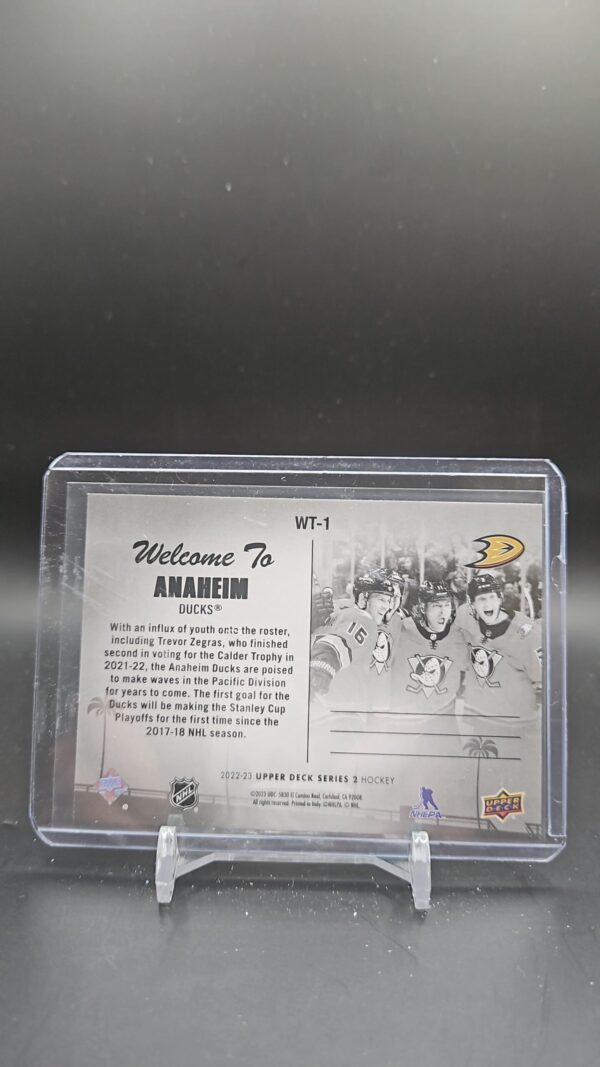 2022-23 Upper Deck Series 2 Welcome To Anaheim WT-1 - Image 2