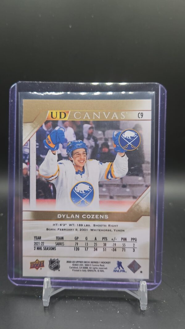 2022-23 Upper Deck UD Canvas #C9 Dylan Cozens - Image 2