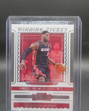 2019-20 Panini Contenders Winning Ticket #2 LeBron James Miami