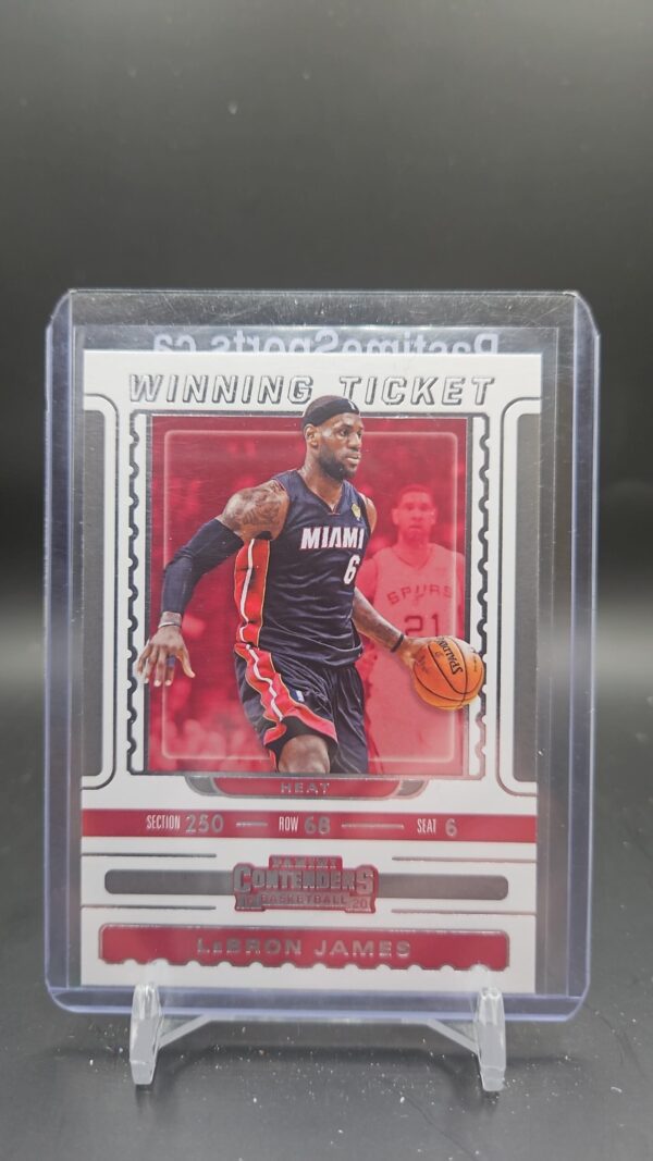 2019-20 Panini Contenders Winning Ticket #2 LeBron James Miami