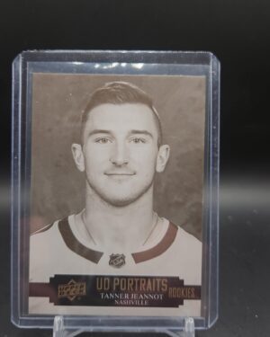 2021-22 Upper Deck UD Portraits Tanner Jeannot Nashville #P-65
