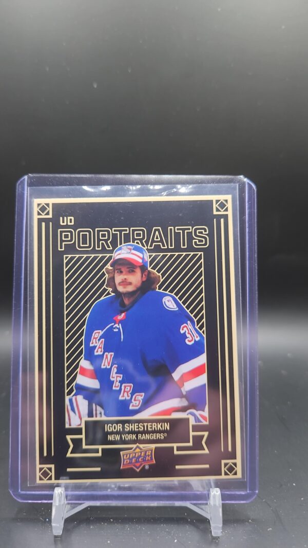 2022-23 Upper Deck UD Portraits Igor Shesterkin P-29