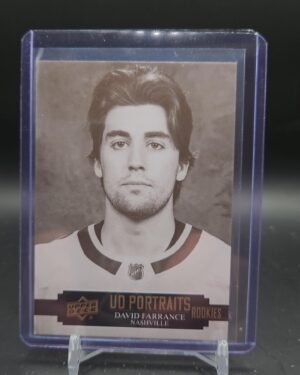 2021-22 UD Portraits David Farrance #P-59 Nashville Predators