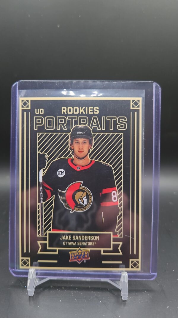 2022-23 Upper Deck UD Portraits Jake Sanderson Ottawa Senators #P-79