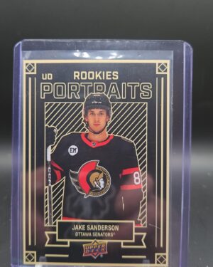 2022-23 Upper Deck UD Portraits Jake Sanderson Ottawa Senators #P-79