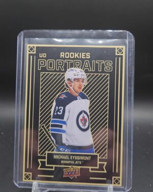 2022-23 Upper Deck UD Portraits Michael Eyssimont Rookie #P-47 Winnipeg Jets