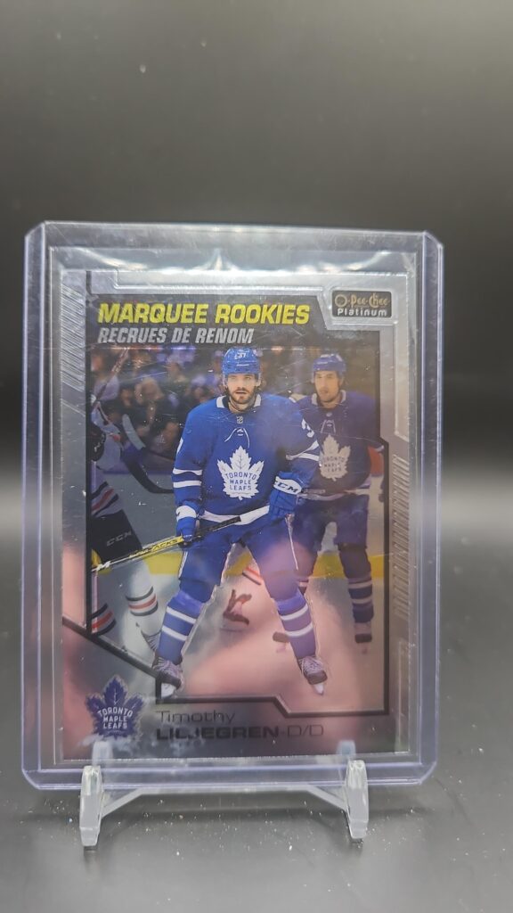 2020-21 O-Pee-Chee Platinum Marquee Rookies Timothy Liljegren #162 Toronto Maple Leafs