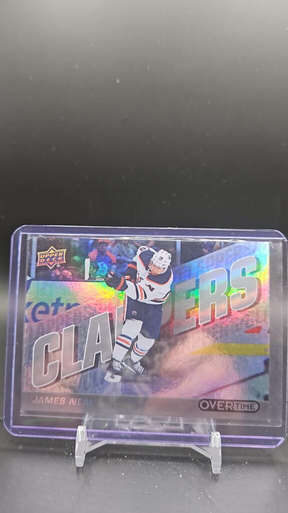 2019-20 Overtime Hockey Clappers James Neal #C12 Oilers card