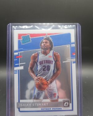 2020-21 Optic Basketball Isaiah Stewart Rated Rookie RC #166 Pistons