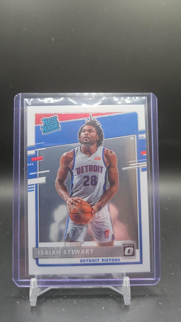 2020-21 Optic Basketball Isaiah Stewart Rated Rookie RC #166 Pistons