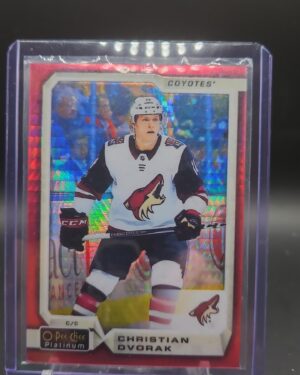 2018-19 O-Pee-Chee Platinum Red Prism /199 Christian Dvorak #41