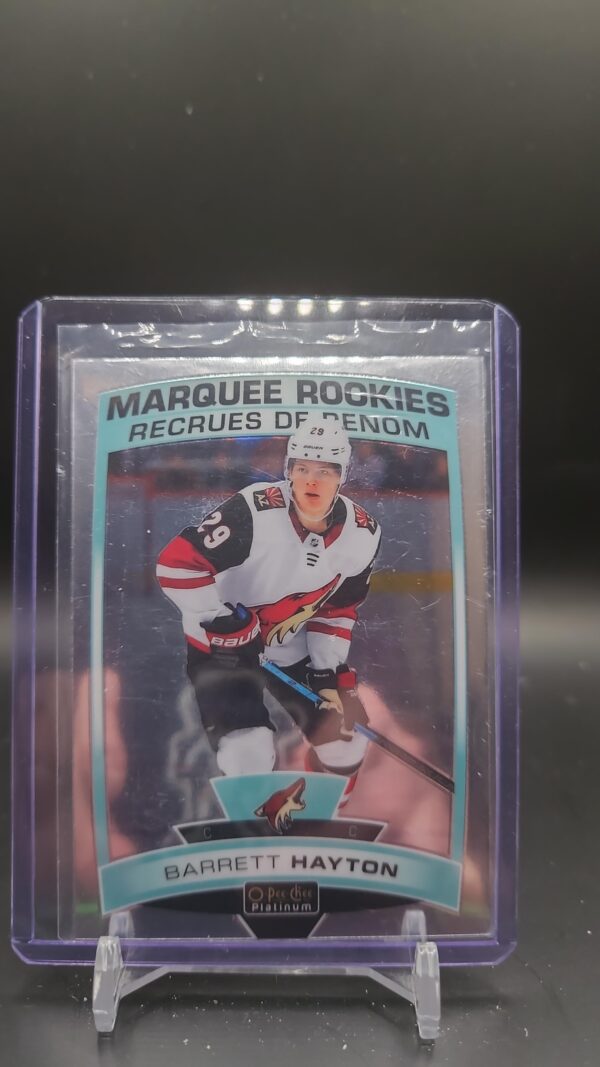 2019-20 O-Pee-Chee Platinum Marquee Rookies #181 Barrett Hayton