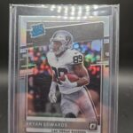 Bryan Edwards 2020 Panini Optic Rated Rookie Silver Prizm #178