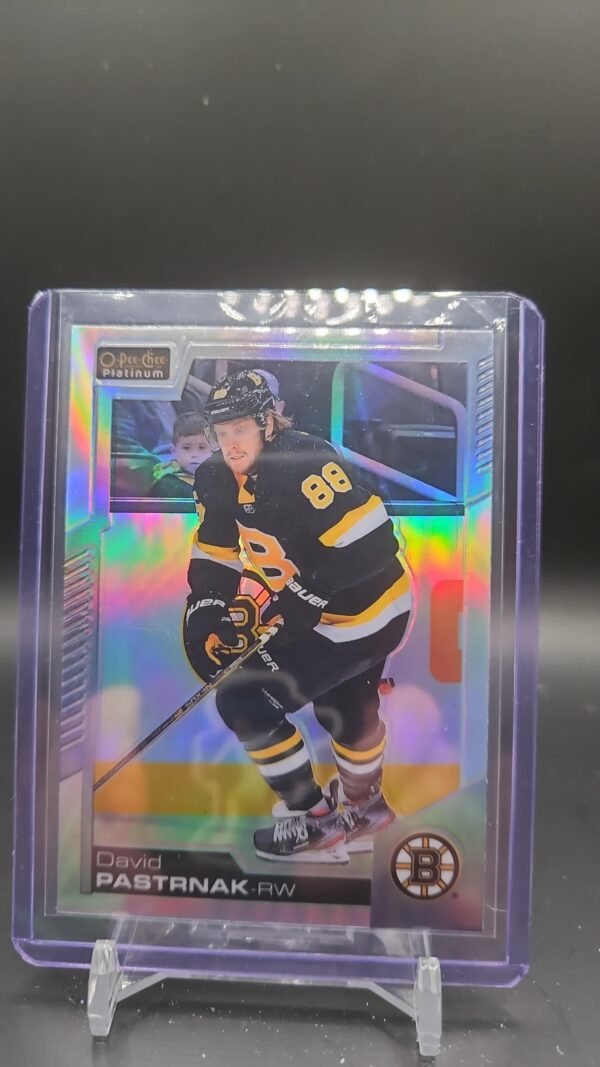 2020-21 O-Pee-Chee Platinum Rainbow #7 David Pastrnak Boston
