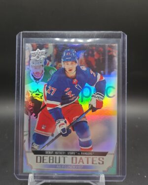 Nils Lundkvist 2022-23 Upper Deck Debut Dates New York #DD-4