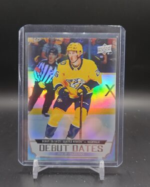 Philip Tomasino 2022-23 Upper Deck Series 1 Debut Dates #DD-1 Nashville