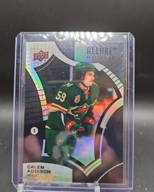 2021-22 Upper Deck Allure Black Rainbow Calen Addison Rookie #133