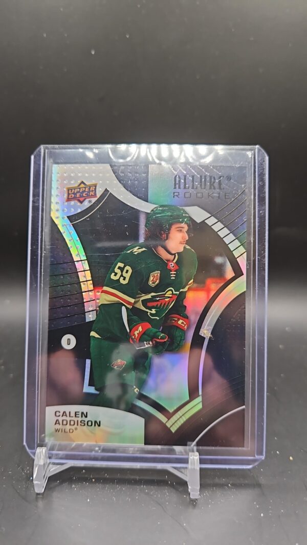 2021-22 Upper Deck Allure Black Rainbow Calen Addison Rookie #133