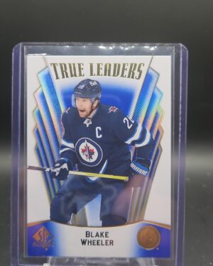 2021-22 SP Authentic True Leaders Blue #TL19 Blake Wheeler