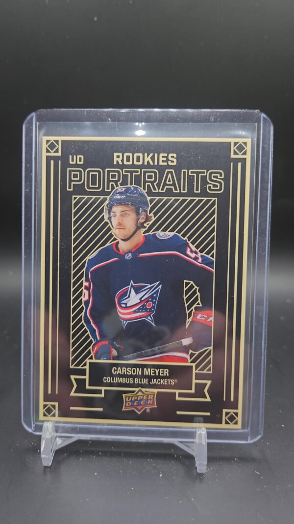2022-23 Upper Deck Series 2 Carson Meyer UD Portraits Rookies #P59