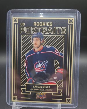 2022-23 Upper Deck Series 2 Carson Meyer UD Portraits Rookies #P59