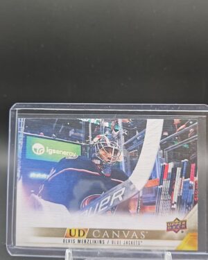 2022-23 Upper Deck Series 1 Elvis Merzlikins C26 UD Canvas