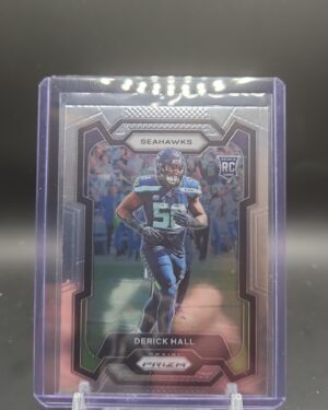 2023 Prizm Derick Hall RC Silver #388 Seahawks rookie card