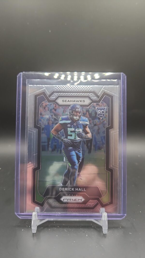 2023 Panini Prizm Football Derick Hall RC Silver Seahwaks #388