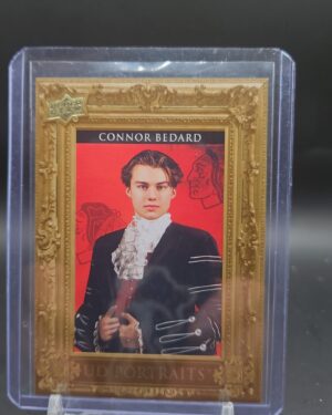 Connor Bedard 2023-24 Upper Deck Series 2 UD Portraits Rookie insert Chicago Blackhawks hockey card