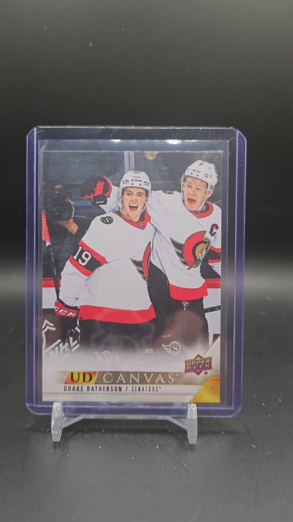 2022-23 Upper Deck Drake Batherson UD Canvas C56 Ottawa Senators
