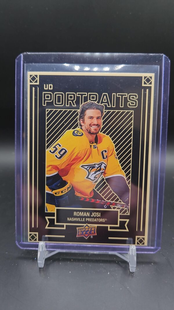 Roman Josi 2022-23 UD Portraits #P-10 Nashville Predators