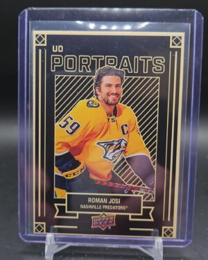 Roman Josi 2022-23 UD Portraits #P-10 Nashville Predators