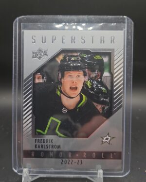2022-23 UD Series 2 Superstar Honor Roll Fredrik Karlstrom Dallas Stars #HR-81