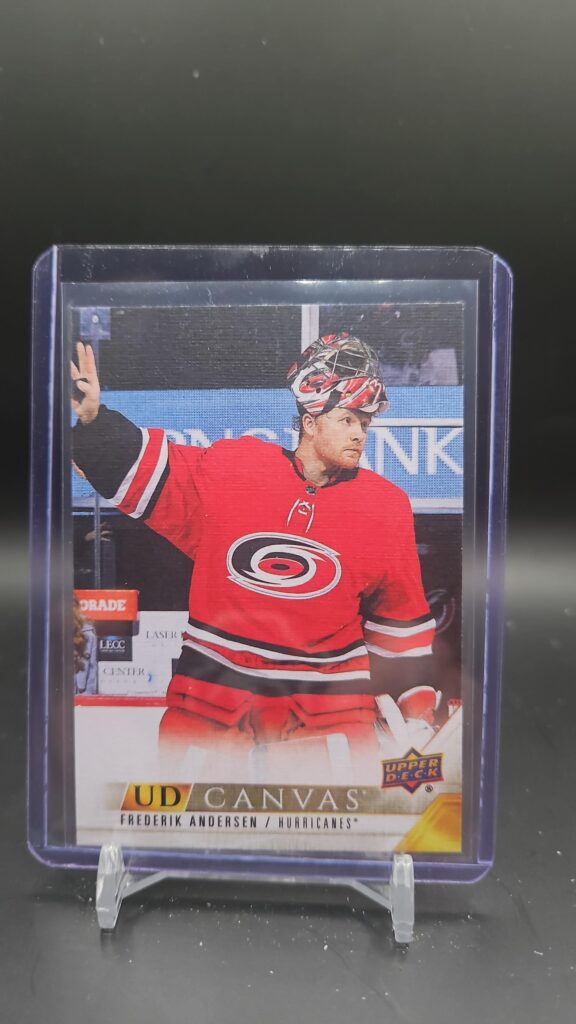 2022-23 UD Canvas Frederik Andersen #C15 NHL card