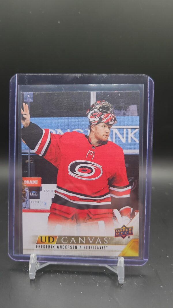 2022-23 upper deck hockey series 1 canvas #c15bfrederik anderson