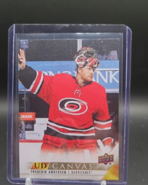2022-23 UD Canvas Frederik Andersen #C15 NHL card