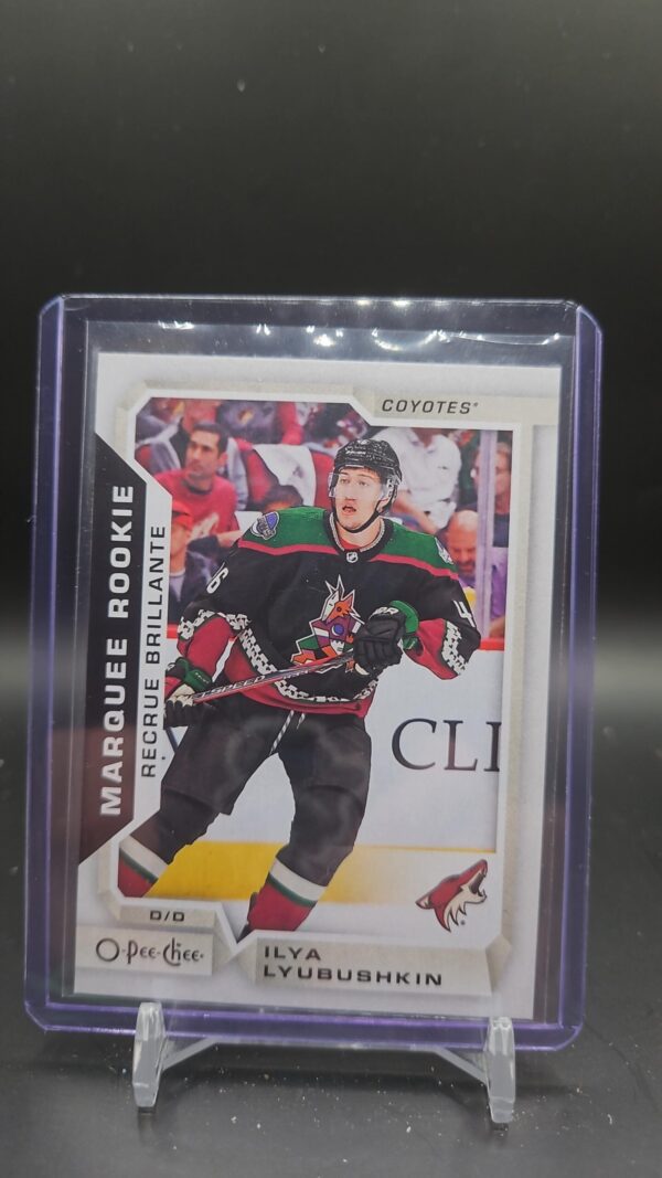 2018-19 O Pee Chee Update Marquee Rookie Ilya Lyusushkin