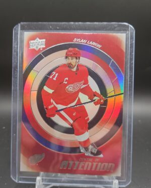 Dylan Larkin 2022-23 Upper Deck Series 1 Center Of AttentionCA-13