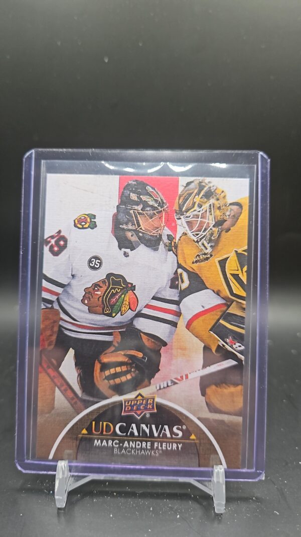 2021-22 Upper Deck UD Canvas Marc-Andre Fleury C287 Chicago Blackhawks