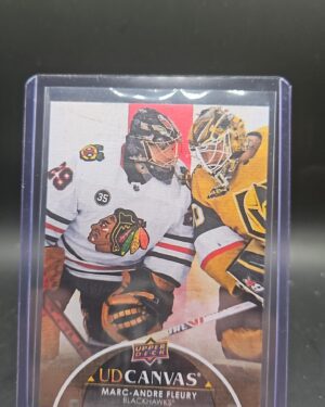 2021-22 Upper Deck UD Canvas Marc-Andre Fleury C287 Chicago Blackhawks
