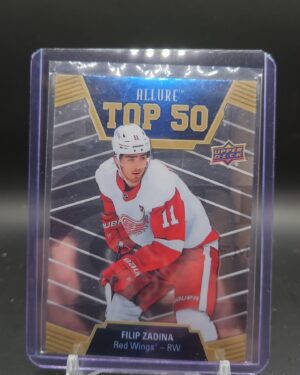 2019-20 Upper Deck Allure Top 50 Filip Zadina #T50-34 Detroit Red Wings