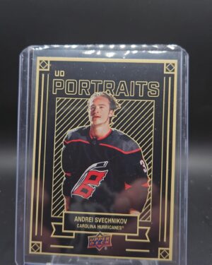 2022-23 Upper Deck UD Portraits Andrei Svechnikov #P-16 Carolina Hurricanes
