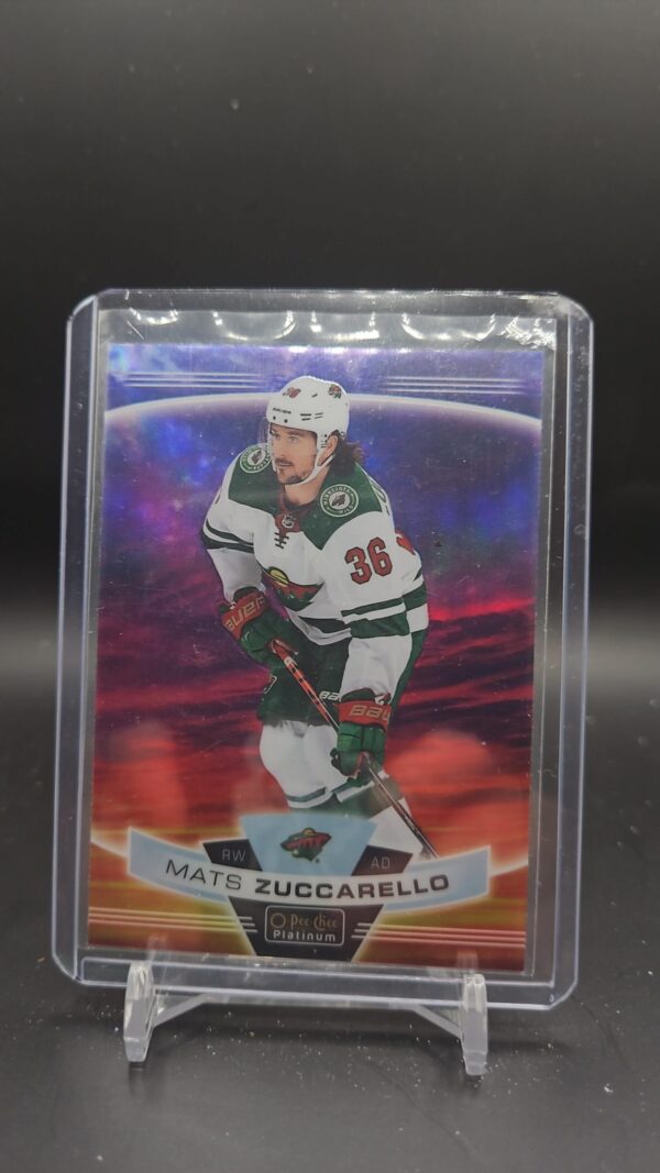 2019-20 O-Pee-Chee Platinum sunset Mats Zuccarello #79