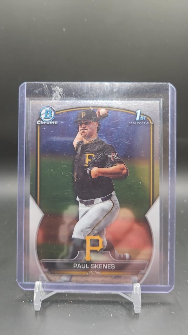 2023 1st Bowman Draft Chrome Paul Skenes Prospect RC #BDC-14 Base Pirates