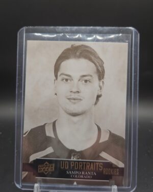 2021-22 Upper Deck UD Portraits Sampo Ranta Rookie Colorado#P-51