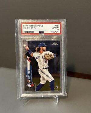 2020 Topps Chrome Rookie #150 Bo Bichette PSA 10 Gem Mint Toronto Blue Jays