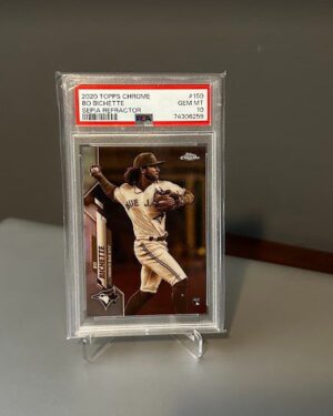 2020 Topps Chrome Sepia Refractor RC SP #60 Bo Bichette PSA 10 Toronto Blue Jays